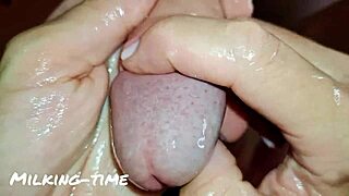 my dirty foreskin tickle handjob milks every drop from your monster cock