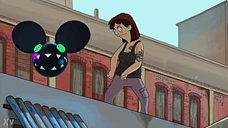 Dancing Bob's Burgers Character Bridged by Deadmau5 Lightwave