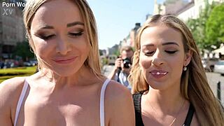 Slutty Blondes Ria Sunn and Venera Maxima Lick Pussy