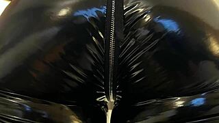 spit-soaked monster cock throbs as she hawks tuah on it