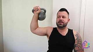 fit hotwife deepthroats then gets pounded hard by bull while hubby watches