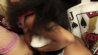 Cosplay orgy bangs curvy MILFs cum swapping tongues