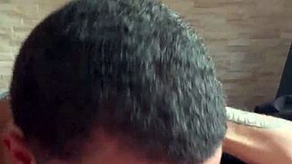 dominant stud milks mouth then floods twink ass with cum