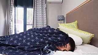 AIRHORN prank explodes into wild FACESITTING on reality kings bed!