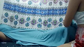 Sarap gives her classmate a deepthroat blowjob and handjob on huge cock POV.