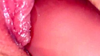 Wet Tight Pussy Dripping for Action