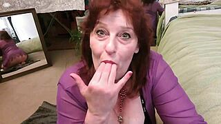 Dawnskye1962 Fingers Slurped with Red Lipstick