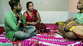 Think your desi wife can handle ex-husband's rough threesome anal pounding?