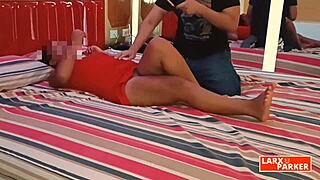 alejandra gets full body massage casting room 11