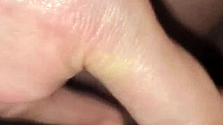 Close-Up Creampie in Shaved Milf Pussy Pov