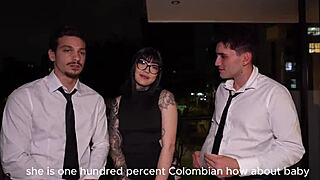 Leiane interviews Aradia Hell for casting then takes double vaginal pounding in episode 7
