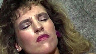 blonde milf with small tits slurps fat cock before riding