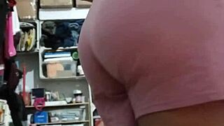 gordibuena wife shows off her fat ass in panties