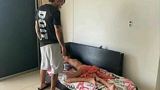 she stays home alone with stepbro for steamy full story