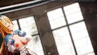 mmd r18 princess connect animation is super cute and fun