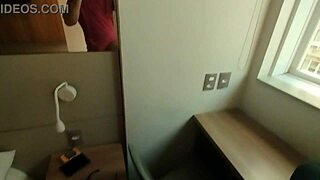 latina stepdaughter licked and fucked hard on the balcony