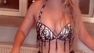 Belly dancer moneyarmany releases version 3 song on september 3 2024 as findom goaldigger with long nails and glasses.