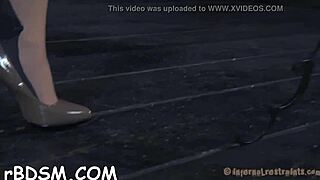 european femdom couple binds him for hardcore pussy sucking orgasm