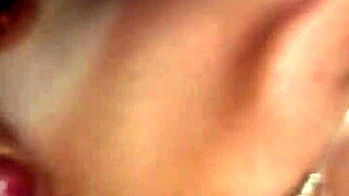 big dick explodes cum all over huge tits!
