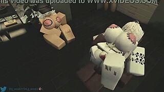 roblox adventure unfolds in casual cartoon style gameplay.