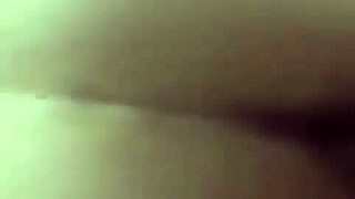 Big round beautiful ass takes a nice load from amateur couple in bedroom