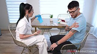 hey nurse vanessa, ready to get your tight pussy wrecked hard?