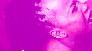 Bubble Butt Ebony Ny Ny Lew Squirts on Muscular Door Dasher's Monster Cock Ride!