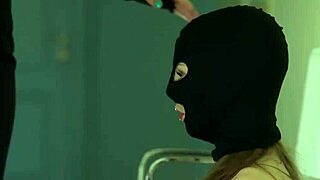 lesbian glamour goddess in nylon strapon fucks horny girlfriend doggystyle to cum orgasm 👠💦