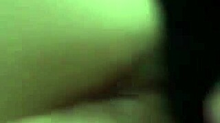 Big round beautiful ass takes a nice load from amateur couple in bedroom