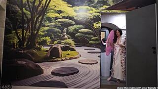 imagine this stunning japanese geisha riding you all night long