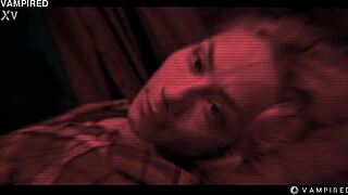 Lesbian Vampires Puck And Veronica Leal Kiss Big Tits In Cosplay