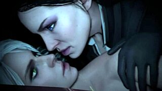 Ciri Witcher cartoon compilation clips