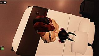 white whore's ass destroyed by rough deepthroat