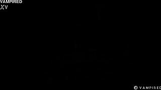 Lesbian Vampires Puck And Veronica Leal Kiss Big Tits In Cosplay