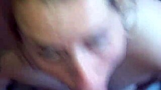 she gives the sloppiest deepthroat blowjob swallowing every cum drop