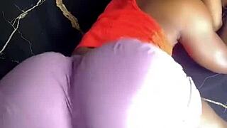 grabbing tight african pussy up close