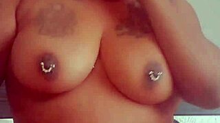 ebony bbw slut rides fat cock pov with massive tits bouncing wildly