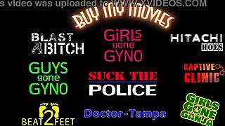 long haired Lainey moans missionary till pussy cum blast