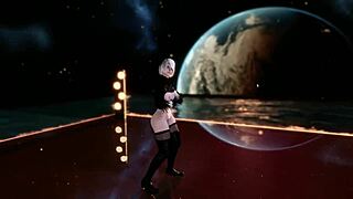 2B's Sexy Cover Dance Reveals Big Ass Tits Boobs Shaking Seductively On Stage