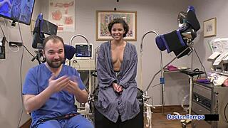 Dr Tampa humiliates rebel wyatt backstage with pierced nipples and big tits spread wide