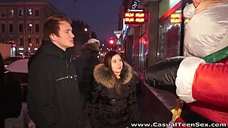 vika flips the script with casual teen pickup sex