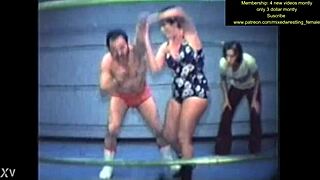 mixed nude wrestling pins and grinds