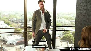 Risky office anal creampie with boss Jesse Pony - full movie!