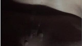 arab bbw milf's shaved pussy asshole wrecked by cock ends as cum rag
