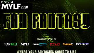 Sharing FREEUSE MILF Double Penetrated at Fancy Restaurant Desk!