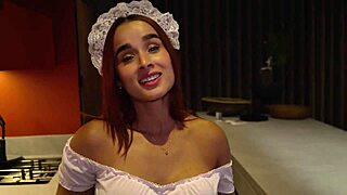 hey, i finally got my latina maid abella olsen to suck my cock and fuck me hard for her mistakes, she rides like crazy now