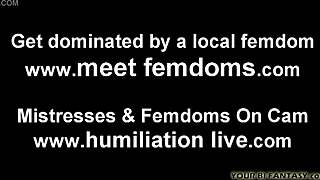 TEACHING YOU how to GIVE HEAD with dildo femdom instruction bdsm fetish toys fun