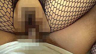 Sexy plump japanese milf huge saggy natural tits creampied in cute underwear