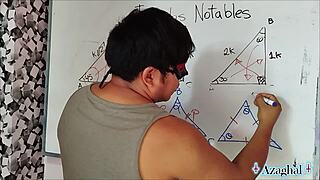 ready for some erotic trigonometry with your hot college student teacher?