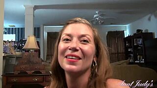 AuntJudys 43yo Hairy Pussy MILF Isabella Serves as Secretary